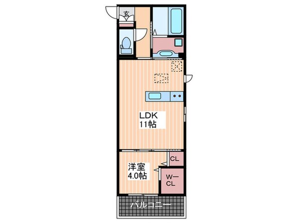 D-room南小路の物件間取画像